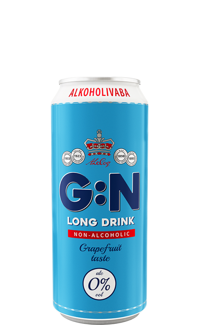 Non alcoholic G N Long Drink Grapefruit A. Le Coq